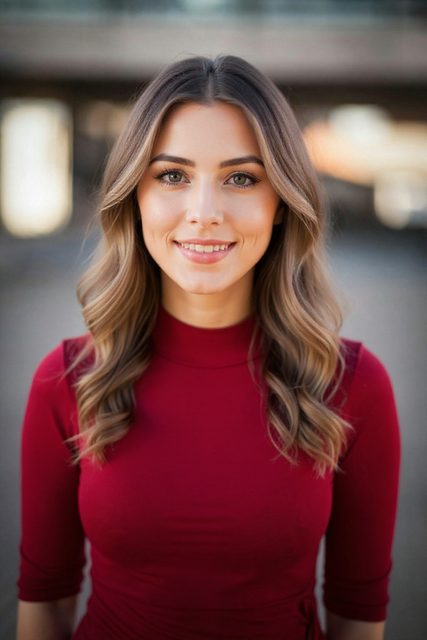 Ash blonde balayage example