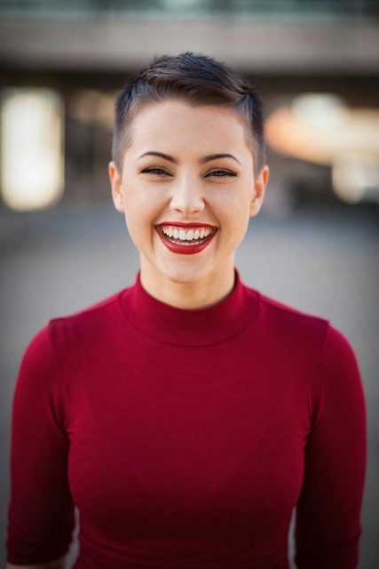 Pixie cut example